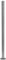SIXONE Geländerpfosten, Ø42,4 x 2,0 mm, H=970 mm, M8 Gewinde 90°, V2A, matt gebürstet