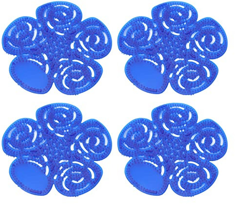 Jeanoko 4 Stück Urinal Screen Deodorizer Reduziert Gerüche Spritzwassergeschützte Urinal Cakes Urinal Pads Urinal Cakes Deodorizer für Home Office Restaurant School Use Badezimmerausrüstung