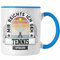 Trendation - Tennis Tasse Geschenk Lustiger Spruch Mir Reichts Ich Geh Tennis Spielen Becher Geschenkidee Tennisspieler (Blau)