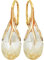 925 Silber Hängende Ohrringe mit Österreichische Kristall - Schmuck für Frauen und Mädchen - Hängeohrringe Ideal für Geschenke für Frauen Damen Silber Vergoldet 24 (Golden Shadow)