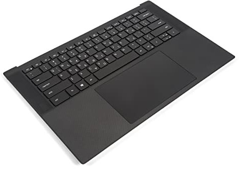 Dell XPS 9500/9510/9520/9530 Palmrest, Touchpad & GREEK Backlit Keyboard - 05Y9T0 + 04KG3T (1RV2K) (Renewed)