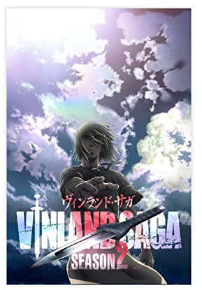 Anime Vinland Saga Season 2 Leinwand-Poster, Schlafzimmer, Dekoration, Sport, Landschaft, Büro, Raumdekoration, Geschenkrahmen: 30 x 45 cm