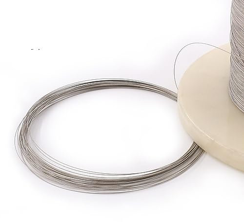 easyhaha 0,17/0,2/0,25/0,33/0,39/0,45mm Sägeblätter Metalldraht Diamant Sägedraht for Diamant Emery Jade Glas DIY Schneiden (Color : 2m, Size : 0.45mm)