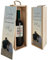 DEREGALOOS Caja vino personalizada con fotos y texto Regalo original personalizado para cualquier ocasión Caja de madera con tapa corredera y asa superior Con o sin botella de vino (Solo caja)