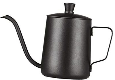 IMIKEYA Praktische Edelstahl Kaffeekanne Hochtemperaturbeständig Kompakt Und Tragbar Für Büro Zuhause Restaurant Und Hotel Bequeme Handhabung Mit Anti-verbrühungs Griff Für