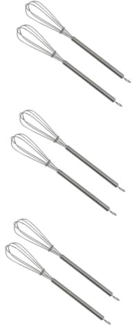 PRETYZOOM Haarfarbe Zum Mischen Handmixer Zubehör 6 Stück Rührstab Handdruck