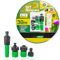 Manguera de Agua de Jardín 3/4 Pulgadas(19mm) 30m - Set Manguera con Conexión y Boquillas para Riego Reforzada 3 Capas -Presión de rotura de 20 bar