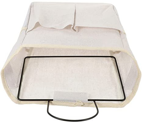 MAGICLULU Canvas Wand Hängeorganizer Türhänger mit Seitentaschen 2 Stück ohne Bohren Platzsparend für Schlafzimmer und Küche
