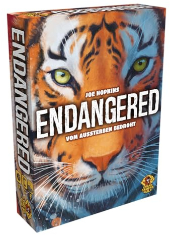 Grand Gamers Guild, Endangered, Kennerspiel, Deutsch | Kooperatives Strategiespiel mit Artenschutz-Thema für 1-5 Spieler, 60 Minuten, Brettspiel ab 10 Jahren