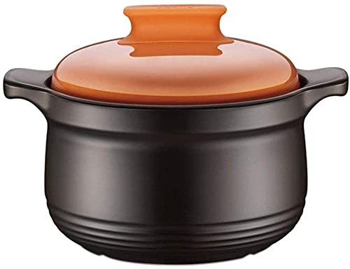 Cazuela De Cerámica Olla De Barro Cazuela De Barro Cazuela De Cerámica: Fría Y Caliente Alternativamente Sin Grietas, Salud Duradera, Mejora Nutricional