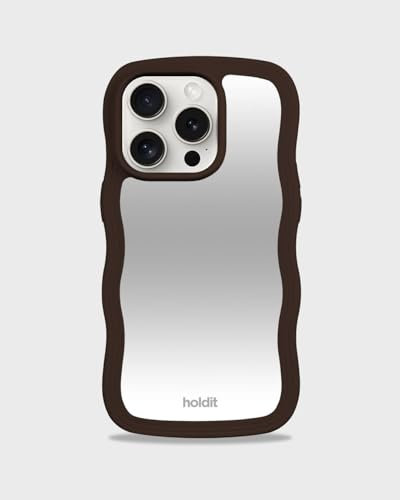 holdit Wavy Case Frame iPhone 12/12 Pro - Chocolate/Mirror