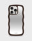 holdit Wavy Case Frame iPhone 12/12 Pro - Chocolate/Mirror