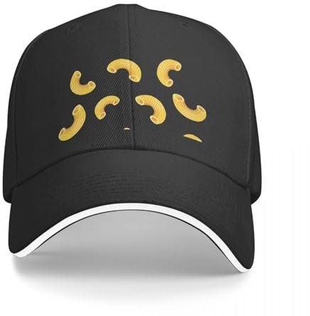 EIILHUED Makkaroni Pasta Baseballmütze Designer Hut Sonnenhut Für Kinder Mann Mütze Für Männer Frauen