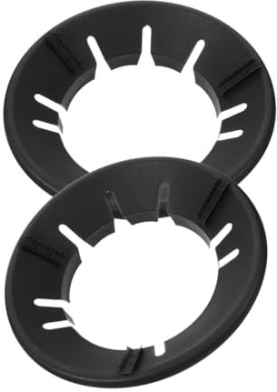 UKCOCO 2pcs Wok Ring Stand Gas Stove Accessories Wok Pan Support Rack Windproof Cover