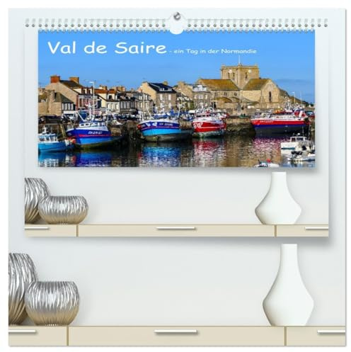 Val de Saire - ein Tag in der Normandie (hochwertiger Premium Wandkalender 2026 DIN A2 quer), Kunstdruck in Hochglanz: Bezaubernde Landschaft und kleine romantische Städte. (CALVENDO Orte)