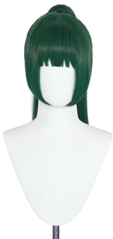 Servelove Anime Charakter Cosplay Perücke grün kurzer Pferdeschwanz Haar Kostüm Cosplay Perücken Unisex Anime Charaktere spielen Halloween Weihnachten Party
