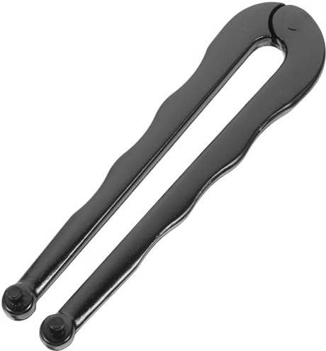 MUCKLILY Verstellbarer Stirnlochschlüssel Winkelverstellbarer Face Pin Spanner Schraubenschlüssel für Winkelschleifer und Bremsleitungs montage mit Robustem Griff und Langlebiger