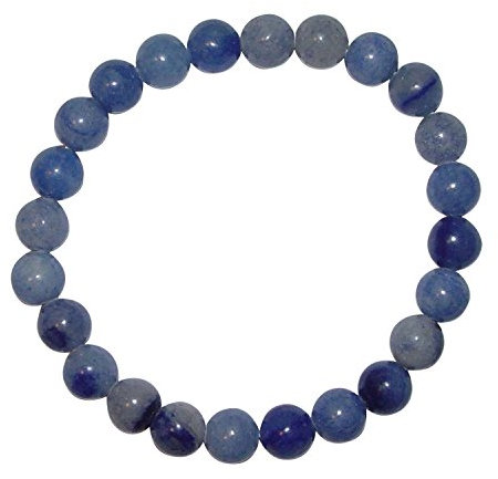 TESTEL Janni Armband mit blauer Kugel, Quarz, 6 mm, Durchmesser SC-ARM-KU-BL-01, Einheitsgröße, Unkostbare Metalle, Kein Edelstein