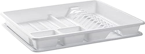 Plastic Forte Escurreplatos, Blanco, 48 x 38 x 9