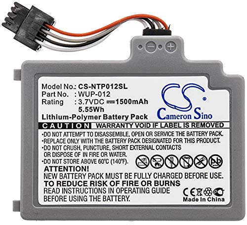 CS-NTP012SL Akku 1500mAh Kompatibel mit [Nintendo] Wii U, Wii U Gamepad, WUP-010 Ersetzt WUP-012