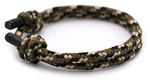 Wind Passion – Verstellbares Surfer-Armband aus Segeltau für Männer und Frauen – Wasserdichtes Paracord-Accessoire für Segler, Outdoor-Liebhaber und Abenteurer – Stilvolles Seemannsgarn-Design