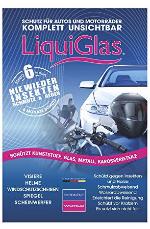 Bär-AfC LiquiGlas Nano Glasversiegelung Scheibenversiegelung, Set für 5m², Regenabweiser Lotuseffekt
