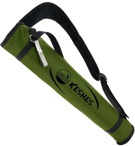 KESHES Pfeilköcherhalter für Bogenschießen – Verstellbarer Köcher für Pfeile, für die Bogenjagd und das Üben von Zielen; Jugendliche und Erwachsene (Grün)