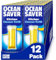 OceanSaver Eco Kitchen Surface Degreaser Spray - 12x 750ml Refills | Powerful Just Add Water All Purpose Kitchen Grease & Grime Cleaning Spray | Plant Based, Plastic & Cruelty-Free | Citrus Kelp Scent