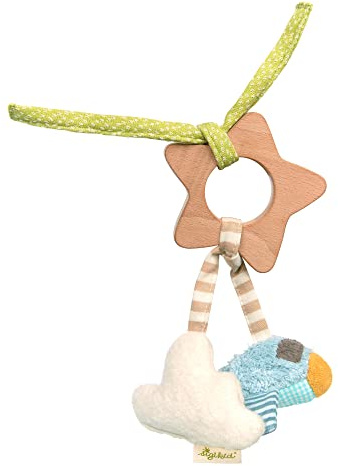SIGIKID 39359 Anhänger Stern Green Mädchen und Jungen Babyspielzeug empfohlen ab Geburt mehrfarbig