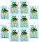 NestQ Blocs De Calcium pour Tortues Lot de 10 Purifie L’Eau Neutralise Les Odeurs Renforce La Carapace avec Vitamine B1 Effet Longue Durée 5cm