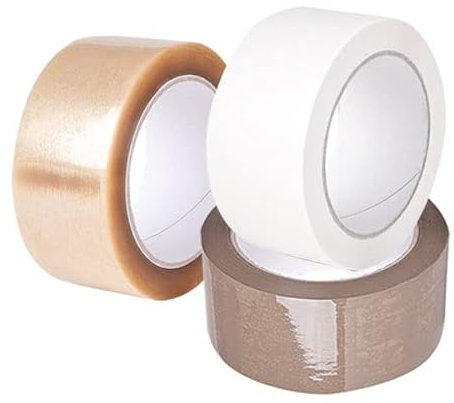 Mottola Packaging -36Pezzi - Nastro Adesivo da imballo 50 mm x 66 m avana silenzioso