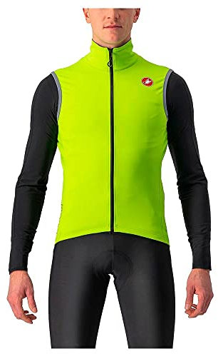 Castelli 4522514 PERFETTO RoS 2 VEST Gilet sportivo Uomo ELECTRIC LIME XS