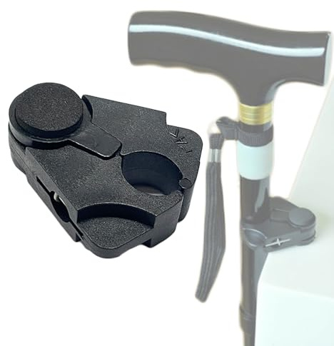Support de canne à pêche à fixer au bureau, à la table, au comptoir pour personnes âgées handicapées, convient aux cannes de 0,5 à 0,9 pouces de diamètre