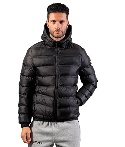 Givova Unisex Jacke Master Kurze Daunenjacke, Schwarz, S