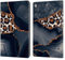 Head Case Designs Offizielle UtArt Leopard Wildkatze Marmor Leder Brieftaschen Handyhülle Hülle Huelle kompatibel mit Apple iPad 10.2 2019/2020/2021