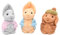SugArt Rabbit Edible Cake Toppers - Set of 3 | Handmade Rabbit Cake Decorations for Birthdays, Baby Showers | Perfect on Fondant, Cream & Icing Cakes