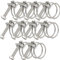 60-65mm Double Wire Hose Clamps, 201 Stainless Steel Hose Clips, Universal Plumbing Pipe Tube Fastener Adjustable Hose Hoop (Pack of 10)