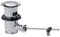 hansgrohe AXOR Ablaufgarnitur, mit Zugstange und Überlauf, 51302990, Farbe: Polished Gold Optic
