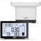Medidor de lluvia digital inalámbrico con termómetro, colector de lluvia autovaciado, monitoreo de lluvia, medidor de lluvia remoto de alta precisión para exteriores e interiores, para jardín y patio