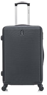 CELIMS - Valigia Media 20 kg Rigida Leggera | Valigia da Stiva 65cm Donna | Lucchetto Integrato | ABS | Trolley Medio 65cm con 4 Ruote | Nero