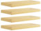 eSituro Étagères Murales Suspendue, Lot de 4, Pin Massif, Étagères Flottantes pour Salon, Cuisine, Tablette Murale en Bois, Décoration pour Chambre à Coucher, Moderne, Fixation Invisible, 60cm