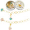 PLIGREAT 2 Sets Enamel Tea Pot Teacup Charms Knitting Row Counter Chains Crochet Locking Stitch Marker Rings Knitting Tool Kit with Storage Tin Box Gifts for Tailors Grandma Mom DIY Crafts Accessories