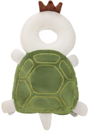 Baby Head Protection Backpack - Soft & Comfortable, Cute Cartoon Design, Turtle