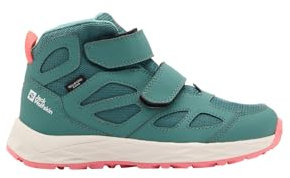 Jack Wolfskin Unisex Kinder Woodland 2 Texapore Mid Vc Walking-Schuh, Jade Green, 31 EU