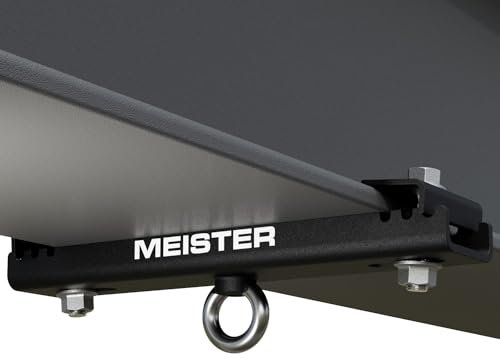 Meister Beam Clamp Hanger Mount for Boxing & MMA Heavy Bags, Suspension Straps & Ceiling Fixtures - Black - 19.1 cm - 24.1 cm