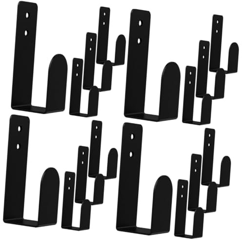 DIYEAH 4sets Acrylic Keyboard Wall Mount Holder for Keyboard Storage Organizer Wall Bracket Shelf for Home Office Use and Gaming