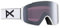 Anon M4S Brille (zylindrisch) + Bonus-Objektiv + MFI-Gesichtsmaske, Rahmen: weiß, Gläser: Perceive Sunny Onyx