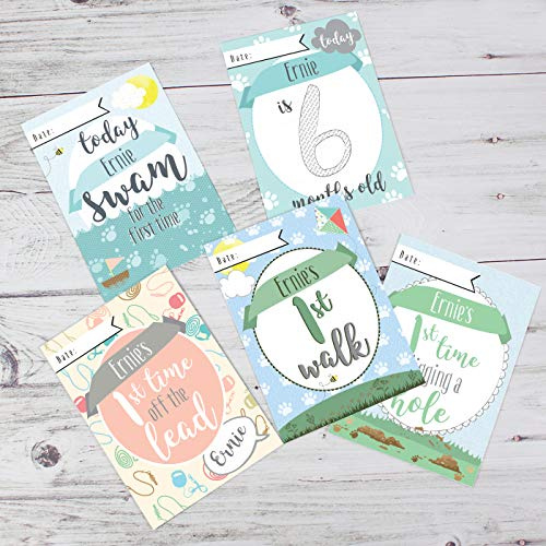 Custom Puppy Cards: For Milestone Moments - For Dog, Puppy, Birthday, Treat, Pets