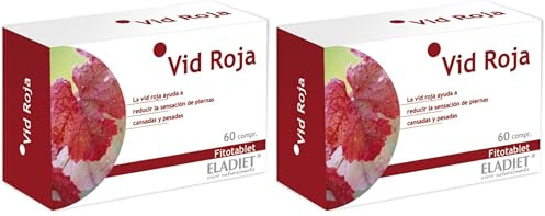 Eladiet Vid Roja, Complemento Alimenticio, 60 Comprimidos (Paquete de 2)