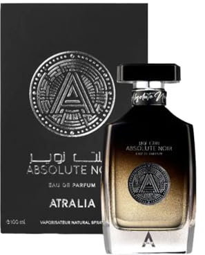 Atralia Absolute Noir Eau de Parfum Herren 100ML – Luxuriöser Duft mit dynamischen Noten von Bergamotte, Zitrone, Grapefruit und rosa Pfeffer für moderne Eleganz und Charakter